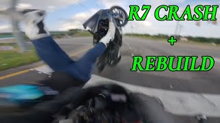HOW DID HE CRASH? | REBUILD | R7MOON YAMAHA R7 | NINJA ZX10R | BMW S1000RR