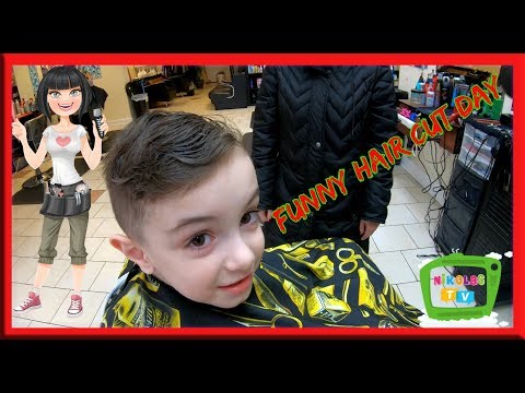 WOW ! Nikolas Funny hair cut Day and Beautiful style  This is work Great 2019 tip top
