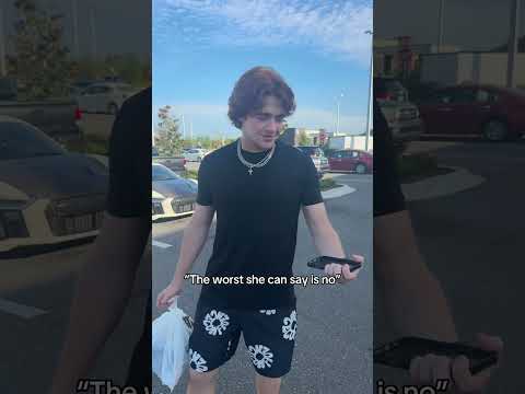The worst she can say is no #shorts
