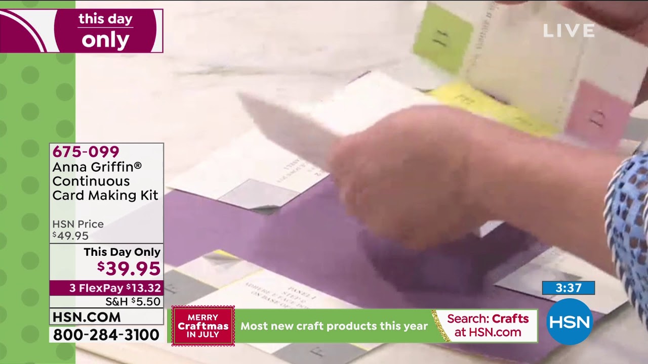 Anna Griffin Continuous Card Making Kit YouTube
