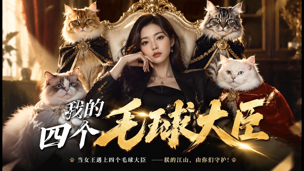 我的四個毛球大臣
