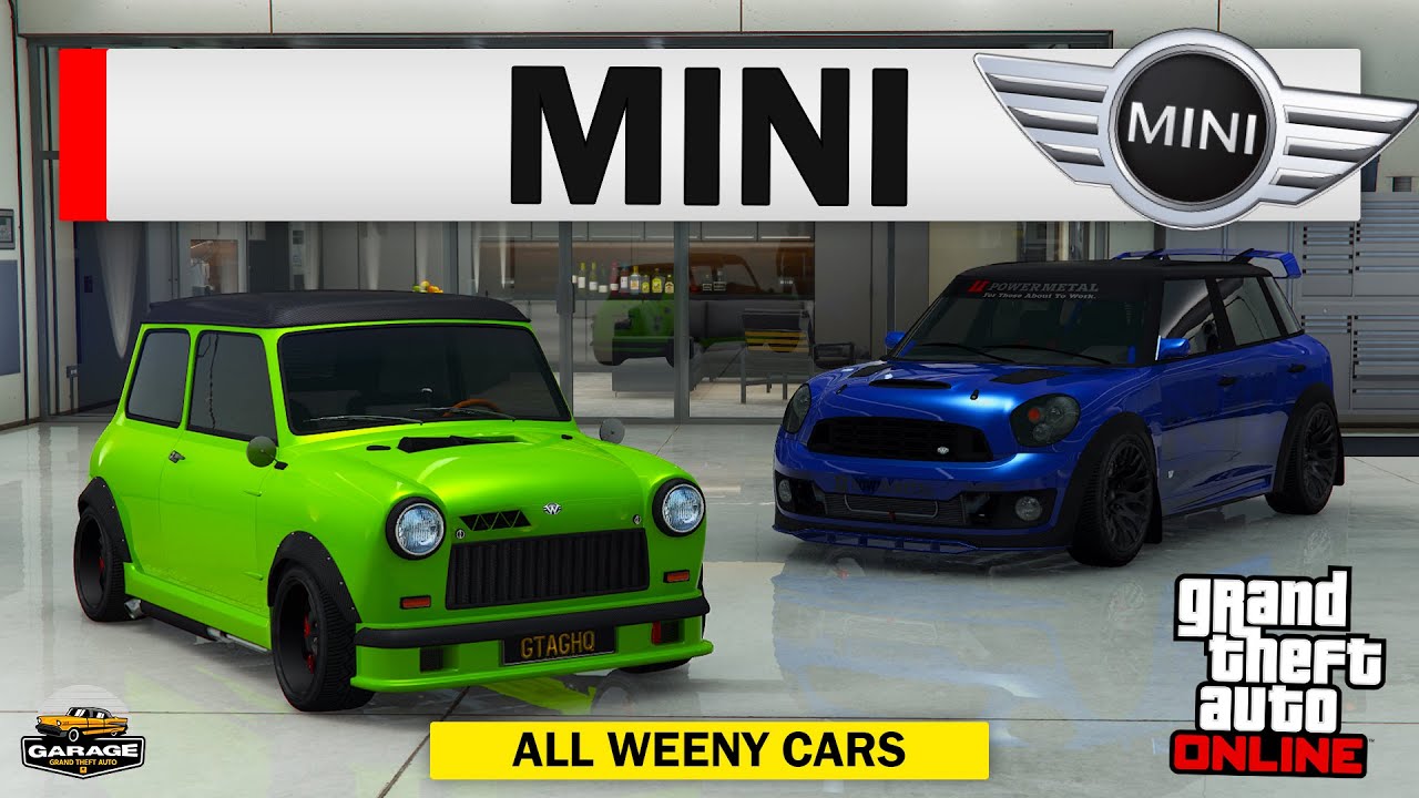 Все MINI COOPER / Weeny Cars в GTA 5 Online [5+ машин по рейтингу]