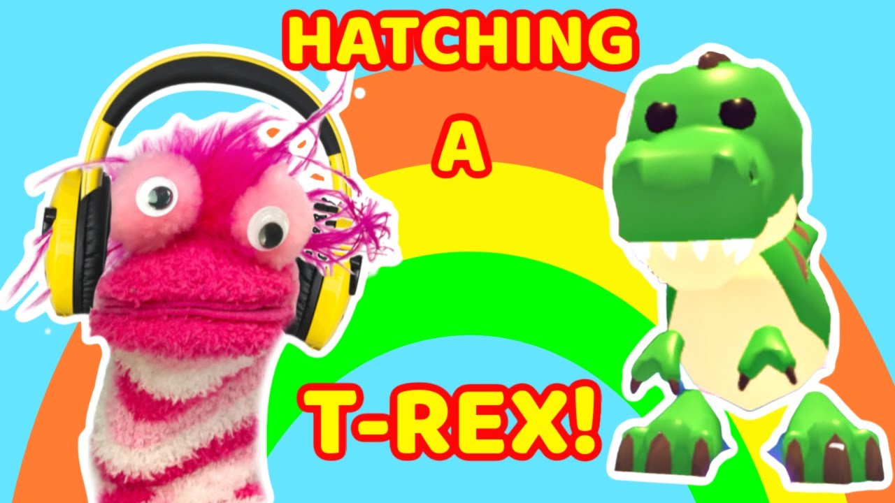 Hatching a Legendary T-Rex Dino in Adopt Me
