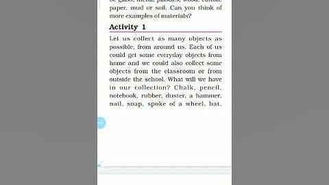 Class 6 Science Chapter 4- Sorting Materials into Groups Part 2
