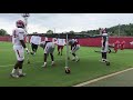 Hawgbeatcom  arkansas fall camp highlights practice 6