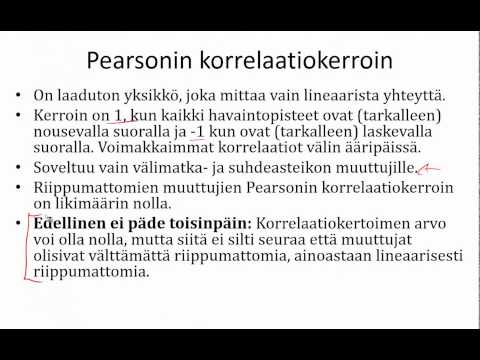 Video: Mitä negatiivinen korrelaatio tarkoittaa?