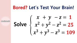 HOW TO: Challenging System of Equations (Part 27)