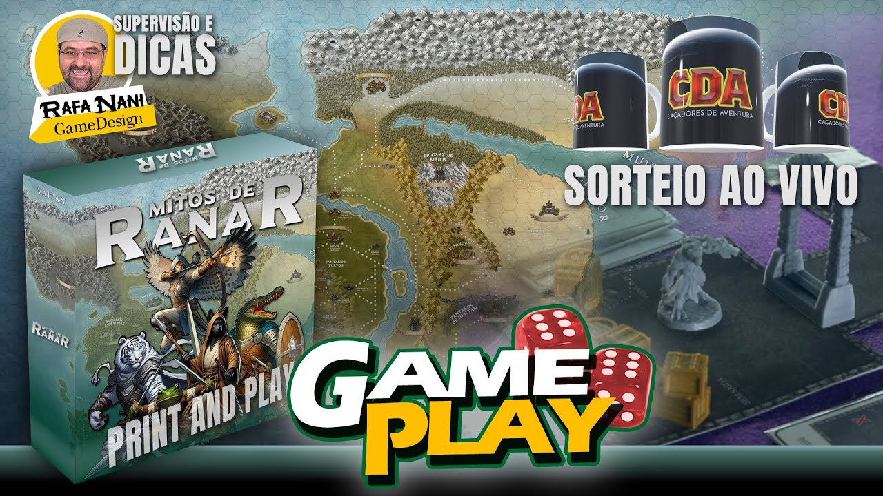 MITOS DE RANAR: Gameplay Guiada pelo Criador do Jogo! Dicas Exclusivas ...