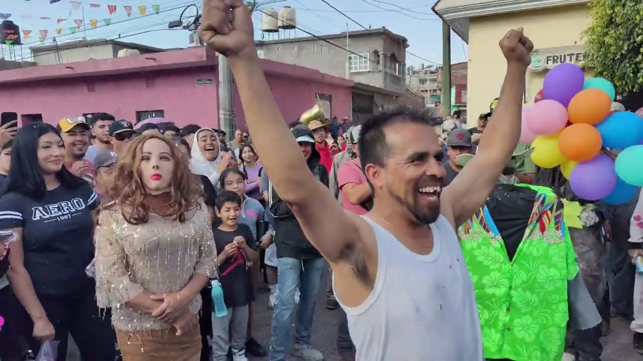 Mojiganga de diciembre en Galeana, Mich. (2025)