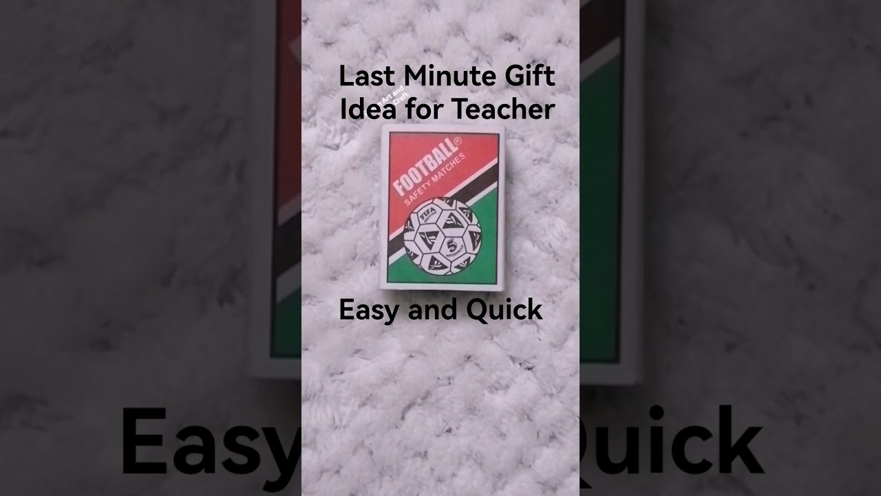 Teachers Day Gift Idea with Matchbox🎁 