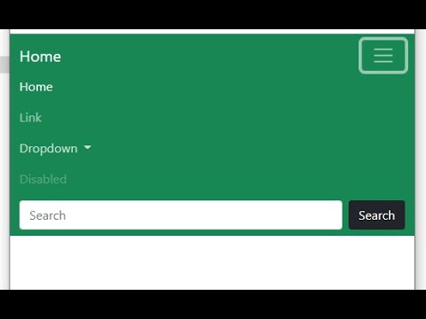 14. Mobile responsive Navbar in HTML, CSS, Bootstrap 5 - Web Programming Practice