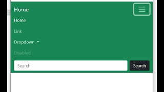14. Mobile responsive Navbar in HTML, CSS, Bootstrap 5 - Web Programming Practice