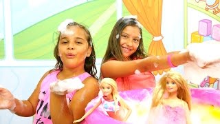 Barbie Ile Köpük Partisi. Eğlenceli Kız Oyunları