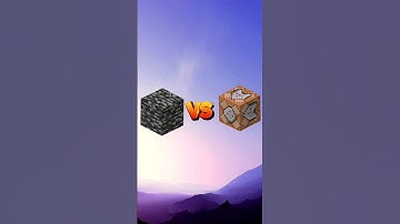 Bedrock vs minecraft blocks.  #minecraft #commandblock #shorts