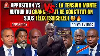 pposition vs UDPS _ la tension monte autour du changement de Constitution sous Félix Tshisekedi 🔥
