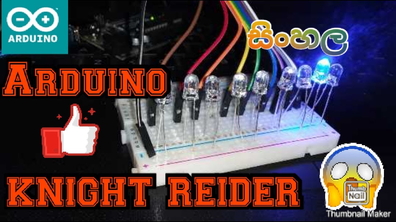 Arduino KNIGHT REIDER sinhala - YouTube