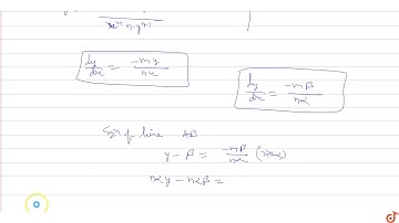 If a tangent P on the curve `x^my^n =a^(m+n)` meets the coordinate axes at A and B then `AP:PB`...