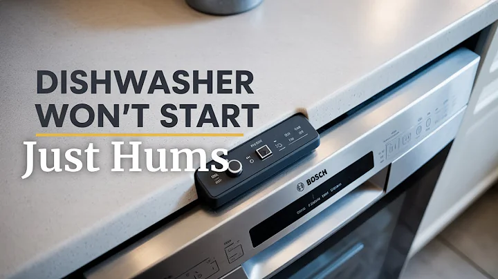 ✨ Bosch Dishwasher - Won’t Start - Just Hums - Easy FIX ✨