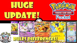 HUGE Pokémon TCG Pocket Update! Rule Differences Revealed! Every Card so Far! (Pokémon TCG News)