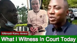 Eye Witness Speaks On Nnamdi Kanu Arrest & Court Appearance screenshot 5