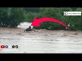 Kirinyaga man nearly carried by water as he attempts crossing flooded thiba dam