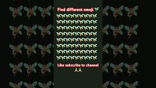 Find different emoji 🤔#ytshorts #puzzle #song #creative