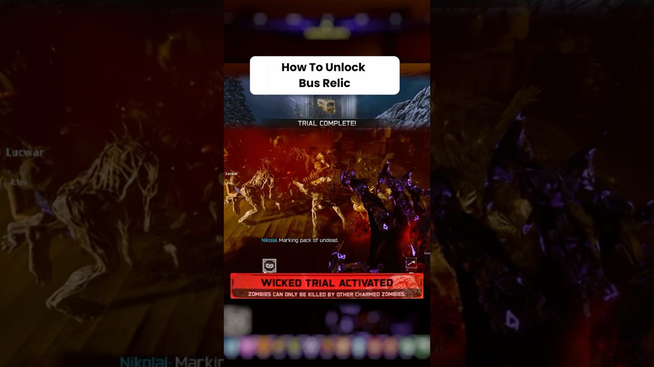 How To Unlock 🔓 Bus 🚌  Relic On Ashes Of The Damned | Black Ops 7 Zombies 🧟 Curse Mode 💀💀💀