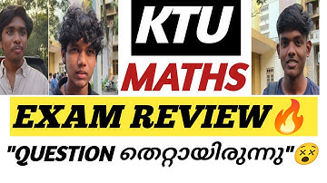 🔴KTU MATHS EXAM REVIEW🔥KTU MATHEMATICS REVIEW | STUDENTS OPINION | CET STUDENTS | KTU BTECH S1 