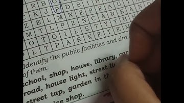 Class 3 Evs Lesson 13- Fecilities for our use . Activity