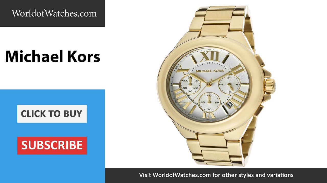Michael Kors Gold Watch 5635 Michael Kors Watch Camille 5635 main image 4
