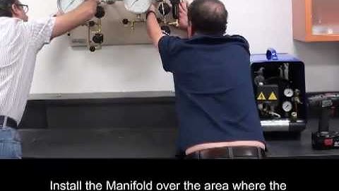 023-1 Setup and Installation of the 0700G23F1Manifold and 0505V# Compressor