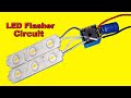 2 LED Flasher Circuit Make Very Easy | Using Without IC & Transistor