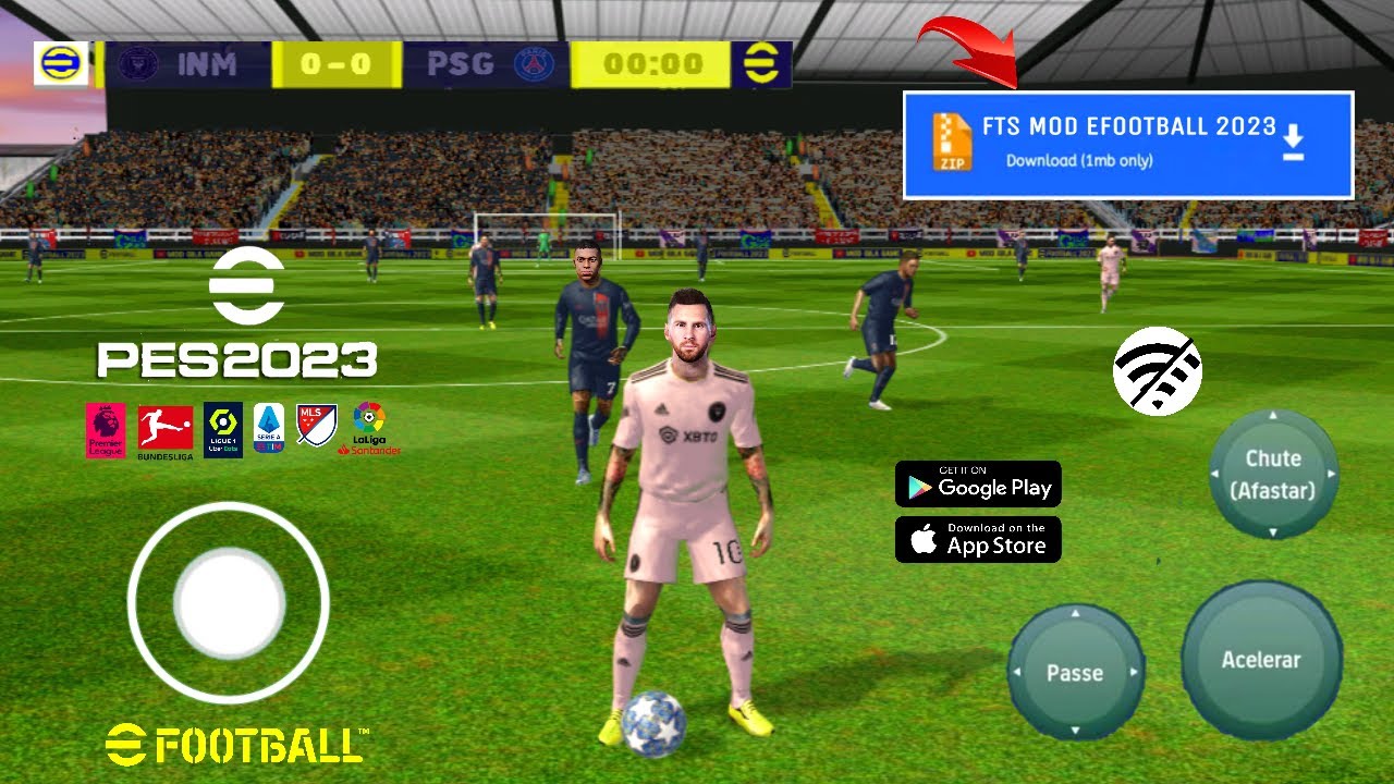 FTS MOD EFOOTBALL 2023 MOBILE ANDROID OFFLINE ULTRA HD | MULTIPLACARES TRANSFERÊNCIAS & KITS 23-24