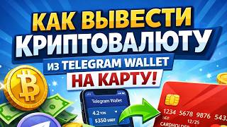 как вывести ton через telegram на карту быстро