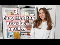 3 Easy & Healthy Breakfast Recipes | Avocado Toast, Oatmeal, & My Green Smoothie | Gluten Free