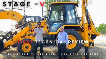 JCB STAGE-V 3DX BACKHOE TECHNICAL REVIEW || 3DX BS-5 MACHINE @JcbBackhoes