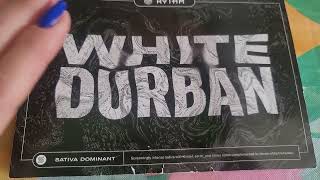 Terpene & Cannabinoid percentages on White Durban @rythm_official
