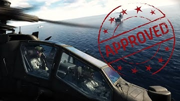 Dcs World 2.7.11 - Deck Landing Qualification (DLQ) With The AH-64D Apache