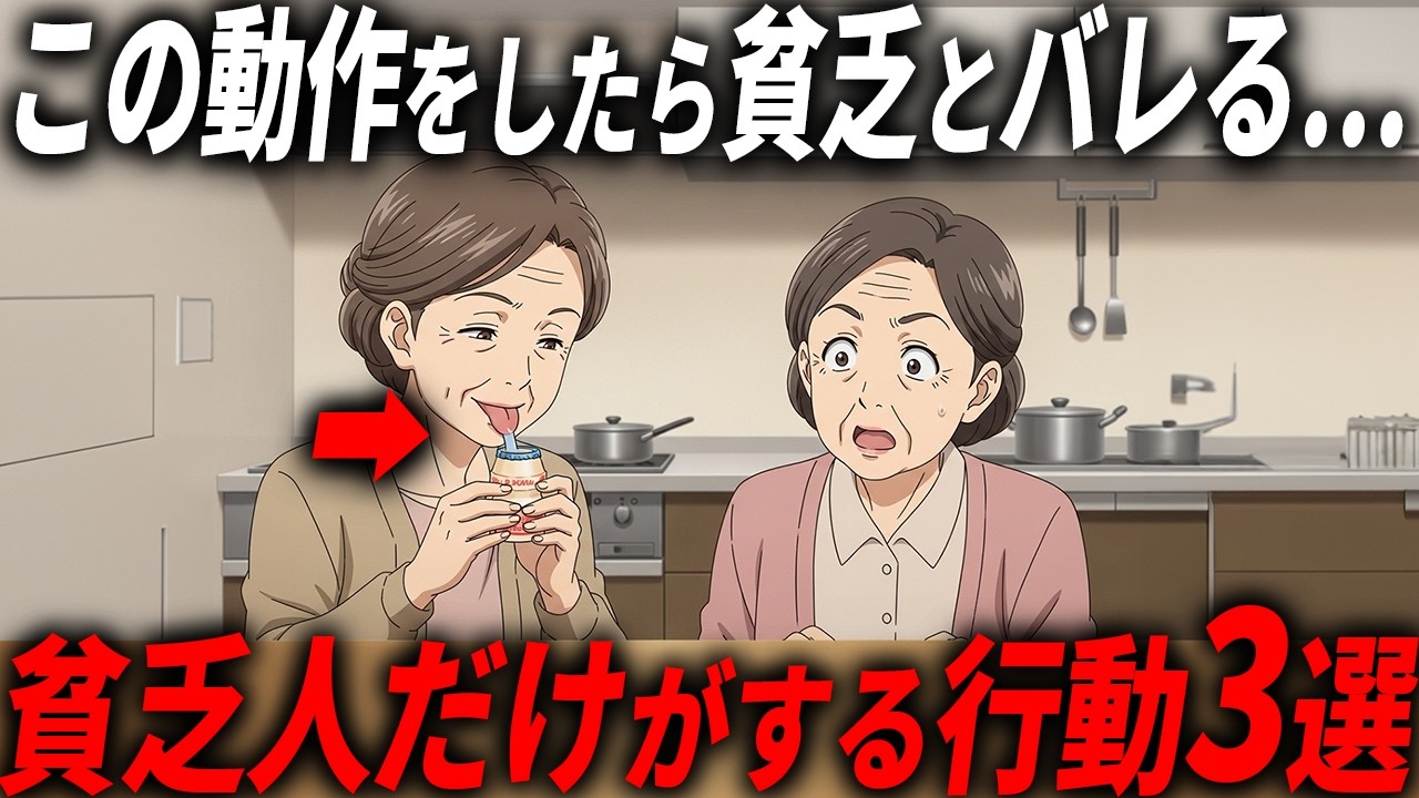 【実はバレてる】60歳を過ぎてから周りに一瞬でバレる！金持ちと貧乏人の行動の違い