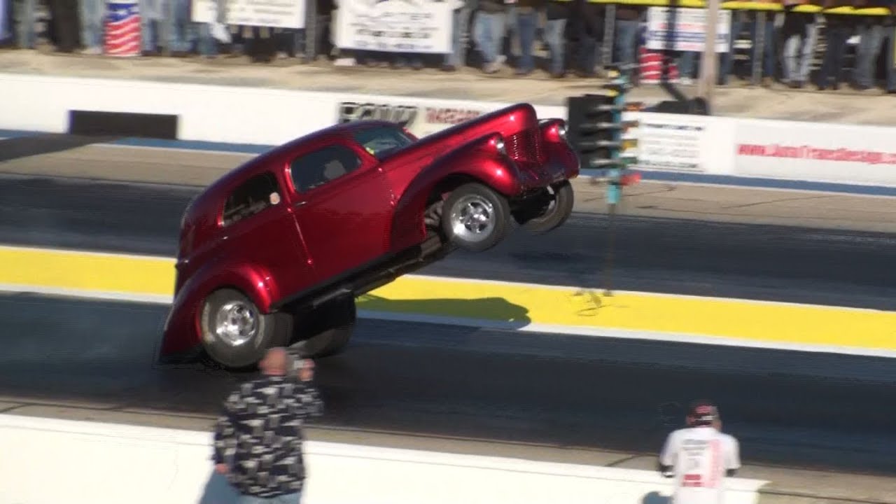 1939 Willys Wheelie at a Wheelie Contest YouTube