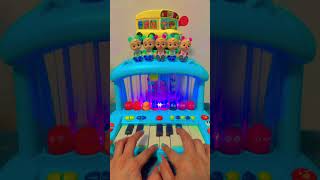 Cute &amp; Fun Hippo Piano 🪗 #trending #piano #music #toys #hippo #shortvideo #shorts