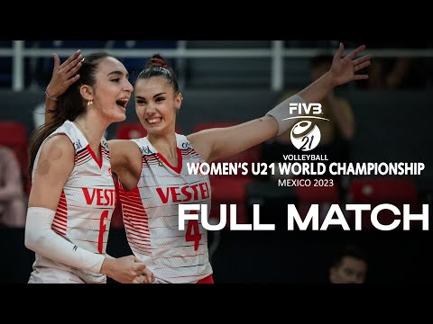 BRA🇧🇷 vs. TUR🇹🇷 - Full Match | Women's U21 World Championship | Aguascalientes