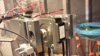 Voyager Delta 1. Full Aluminium 3D Delta printer. First time printing and overview.
