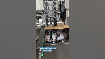 #Horizontal insertion machine. #fully automatic online.   #Sciencgo