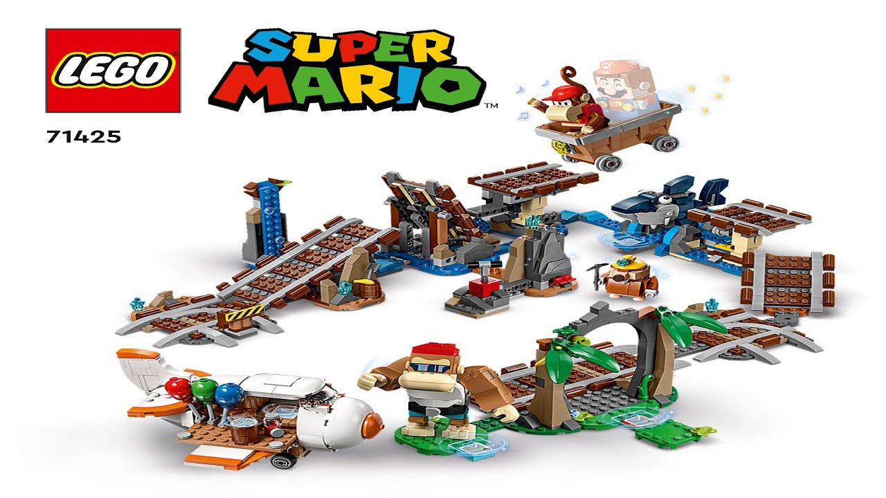 LEGO instructions - Super Mario - 71425 - Diddy Kong's Mine Cart