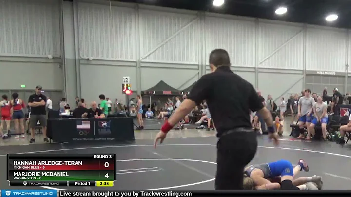 117 Lbs Round 3 (8 Team) - Hannah Arledge-Teran, M...