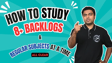 How To Study 8+ Backlogs & Regular Subjects at a time - All Clear | #sppuexam #sppuupdate