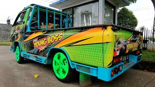 REVIEW MODIF PICK UP 25 JUTA // L300 FULL MODIFIKASI INTERIOR DAN EXTERIOR