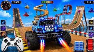 75 Monster Truck Mega Ramp Madness | Extreme Stunts & Insane Crashes 🔥 Mega Ramp Racing new vedio screenshot 3
