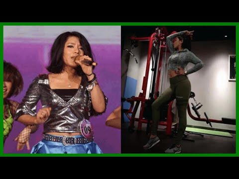 江映蓉用3月時間成功瘦身，馬甲線極為明顯，和之前判若兩人！